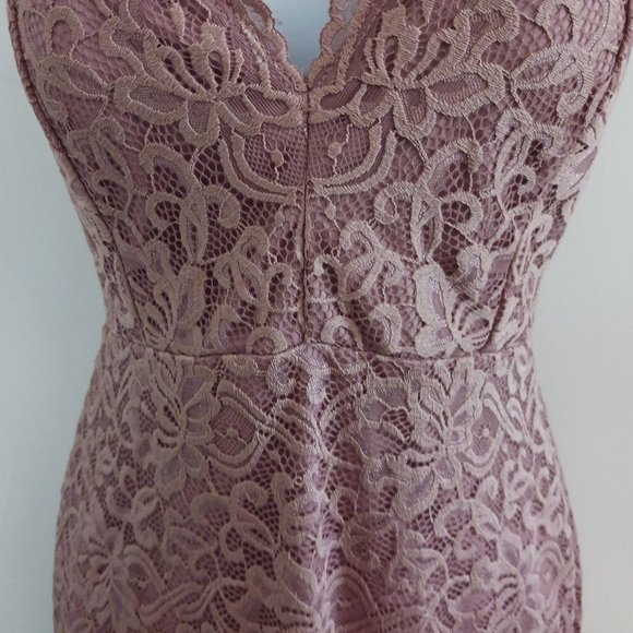 NWOT - G by Guess Bodycon Dress - Blush Floral Stitch - Picture 8 of 9